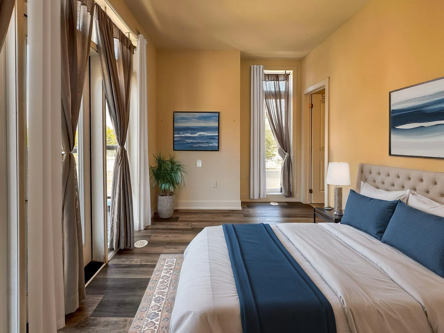 Virtuell eingerichtetes Schlafzimmer